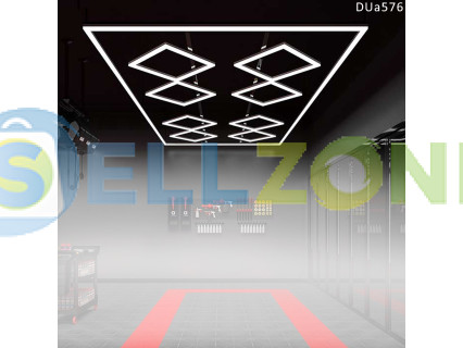 Φωτισμός LED για οροφή γκαράζ σε ρομβικά σχήματα – DUa576